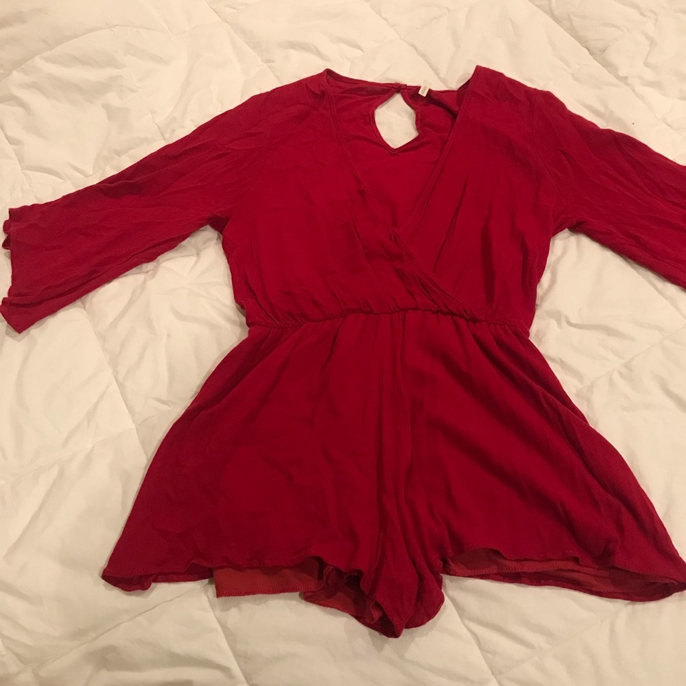 Red romper